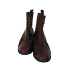 IV Zip Brown Leather Paddock Boots