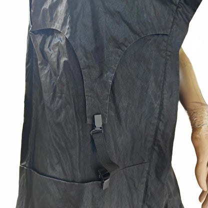 Black Avant Garde Asymmetrical Sleeveless Dress