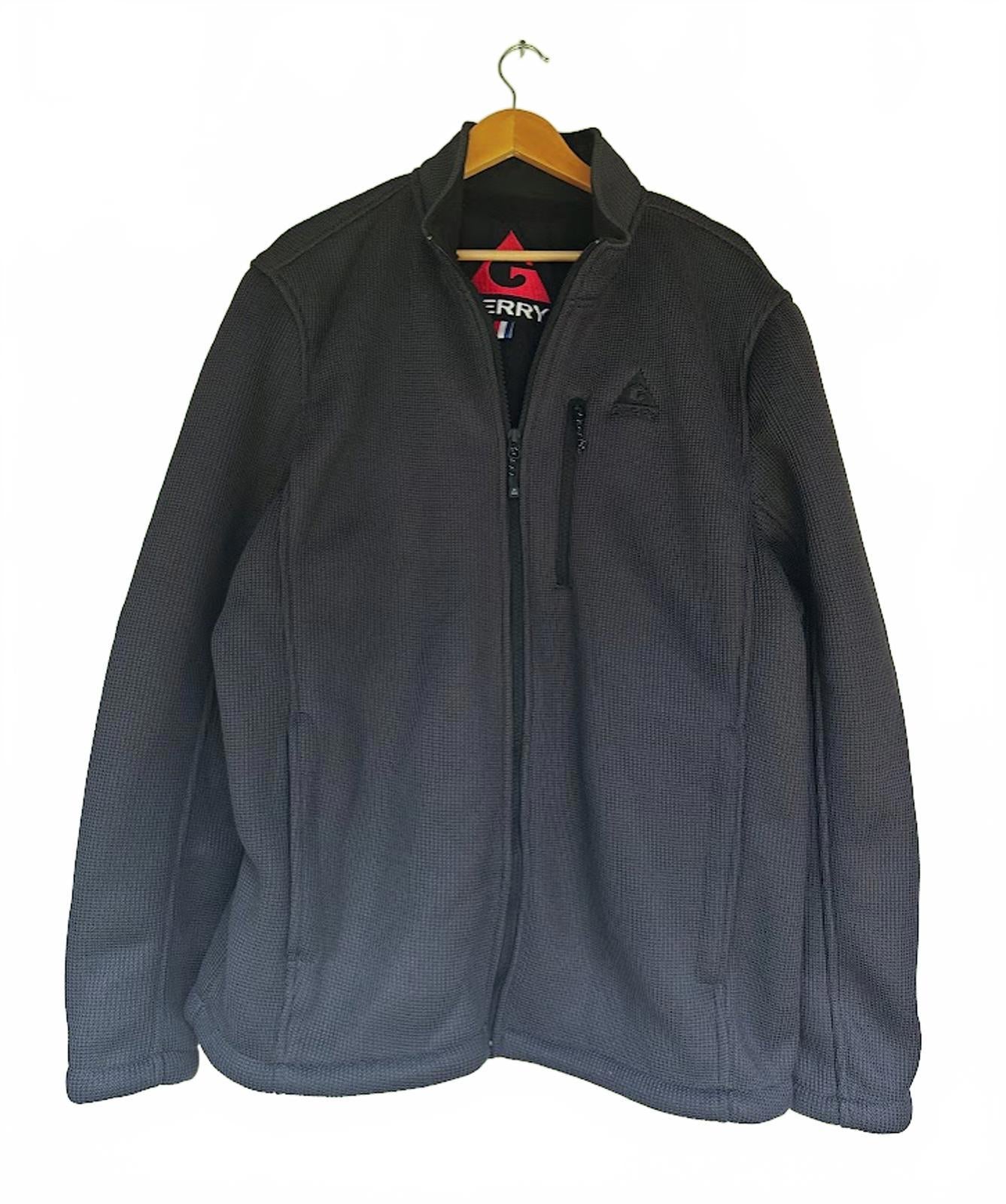Black Gerry Waffle Softshell Jacket