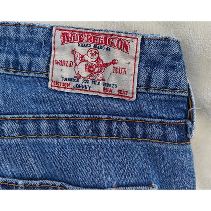 Mid Rise Straight Leg Medium Wash Jeans