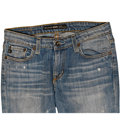 Alex Mid Rise Medium Wash Skinny Jeans