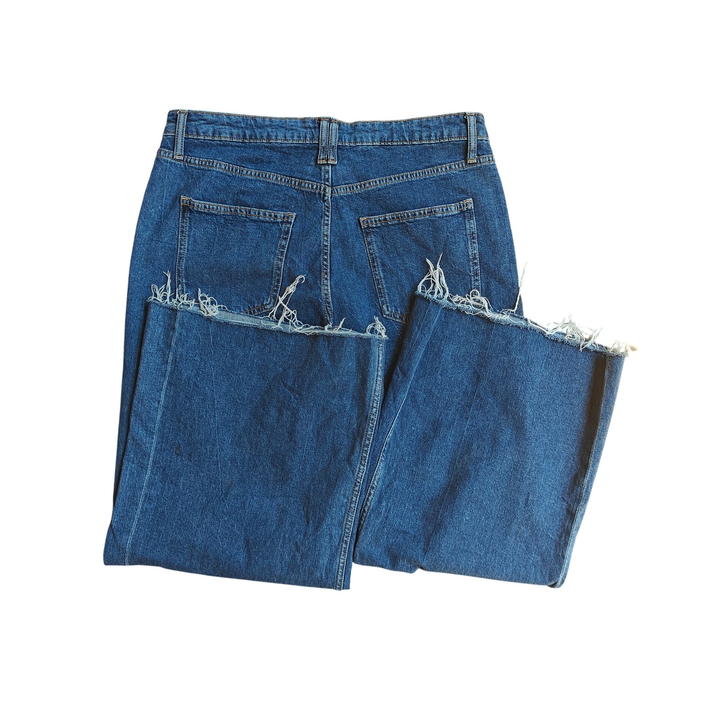 Wide Leg High Rise Jeans