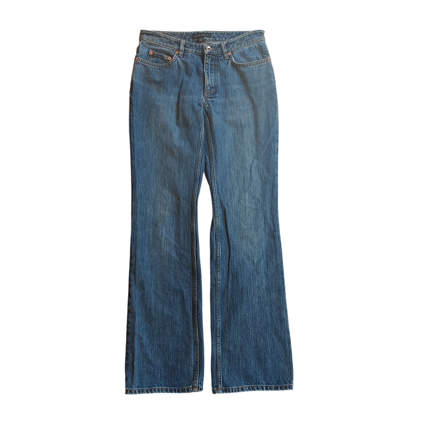 Straight Leg Medium Wash Jeans