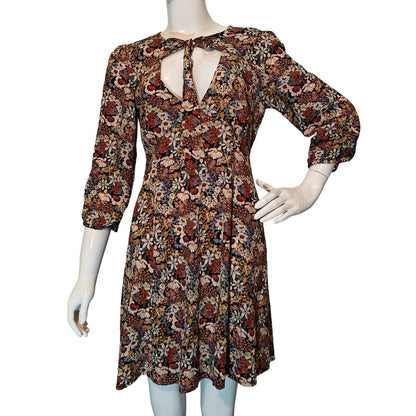 Floral Fit and Flare Mini Dress