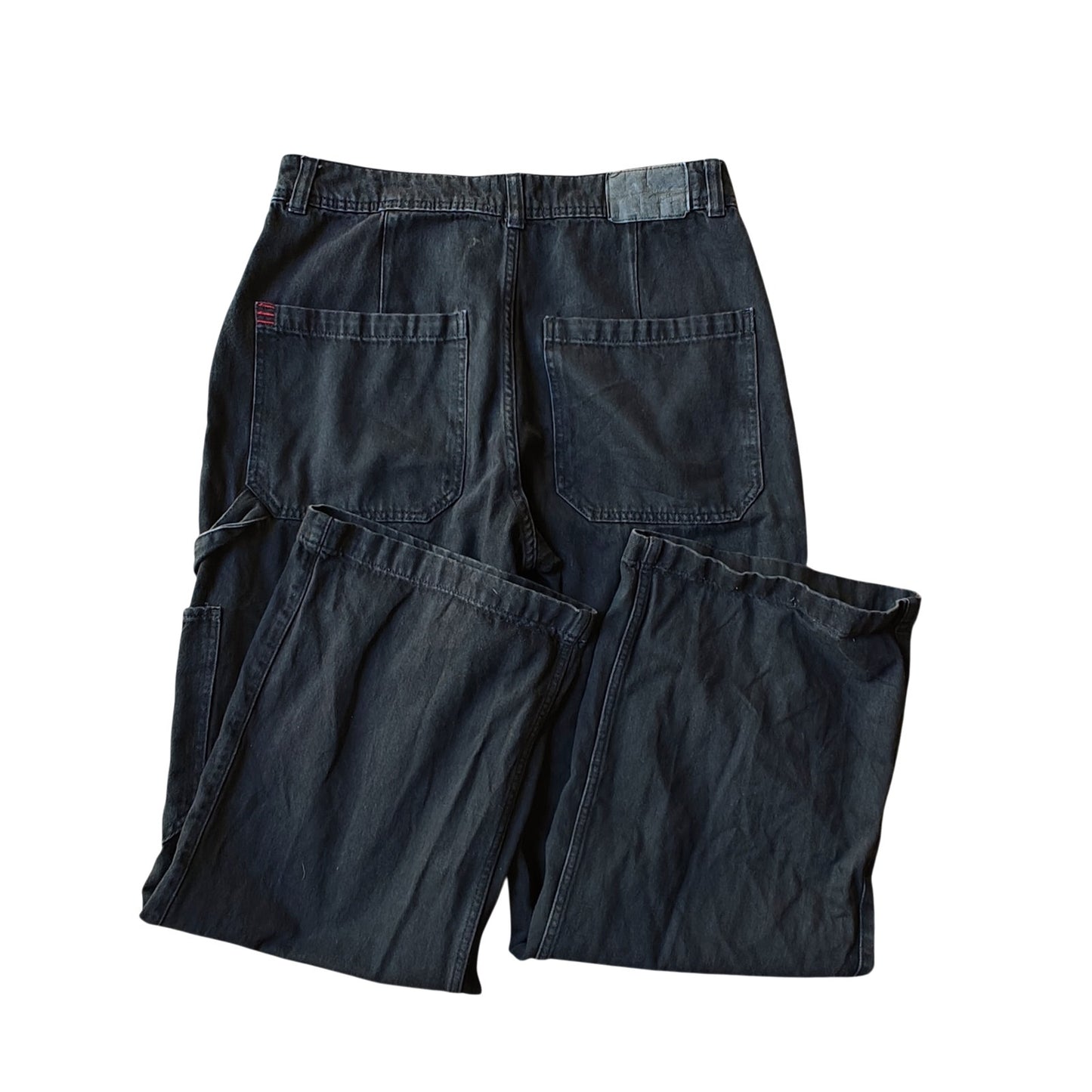 Black Wide Leg Cargo Pants
