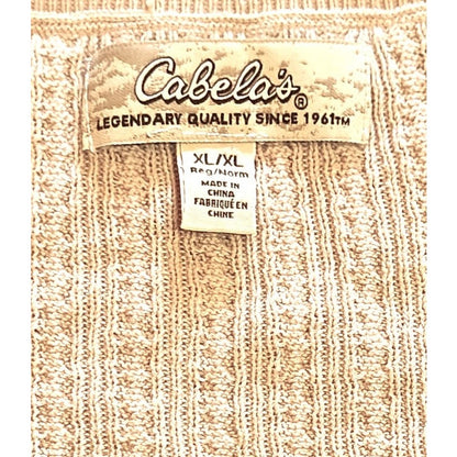 Cream Cable Knit V-Neck Sweater