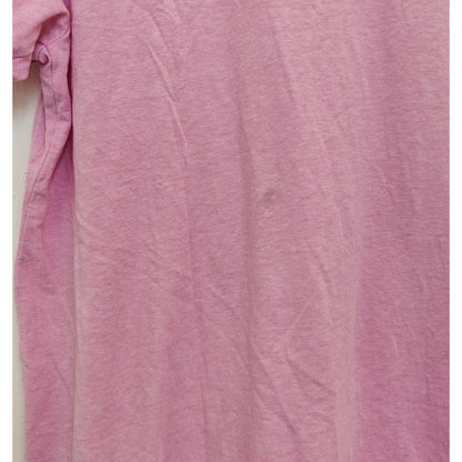Pink Crewneck Logo Tee Shirt