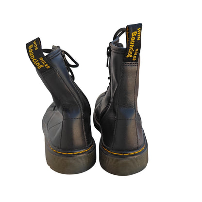 1460 Y Black Leather 8 Eye Boots