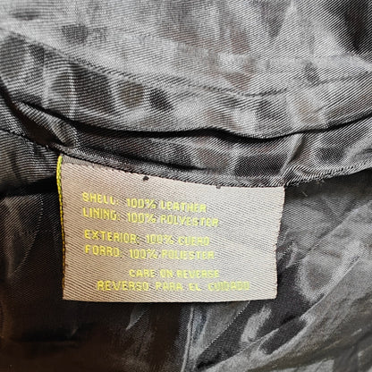 Black Leather Moto Jacket