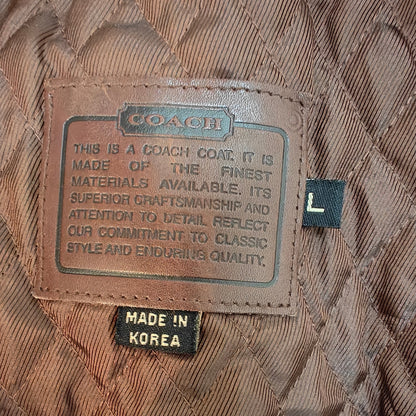 Vintage Brown Suede Leather Car Coat