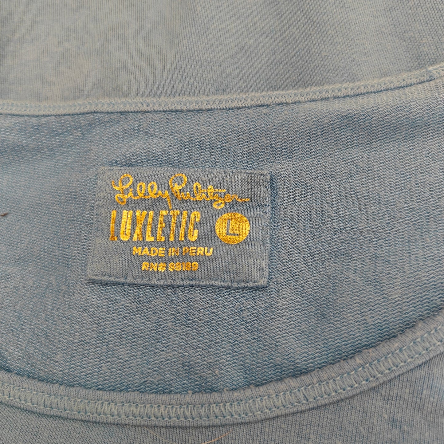 Blue Long-Sleeve Pocket Tee