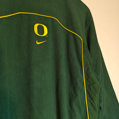 Green Oregon Ducks Vintage Fleece Pullover