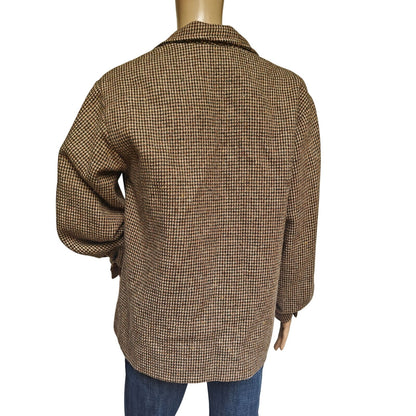 Vintage 70s Wool Tweed Jacket Made in Uruguay
