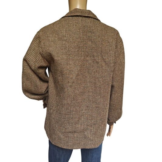 Vintage 70s Wool Tweed Jacket Made in Uruguay