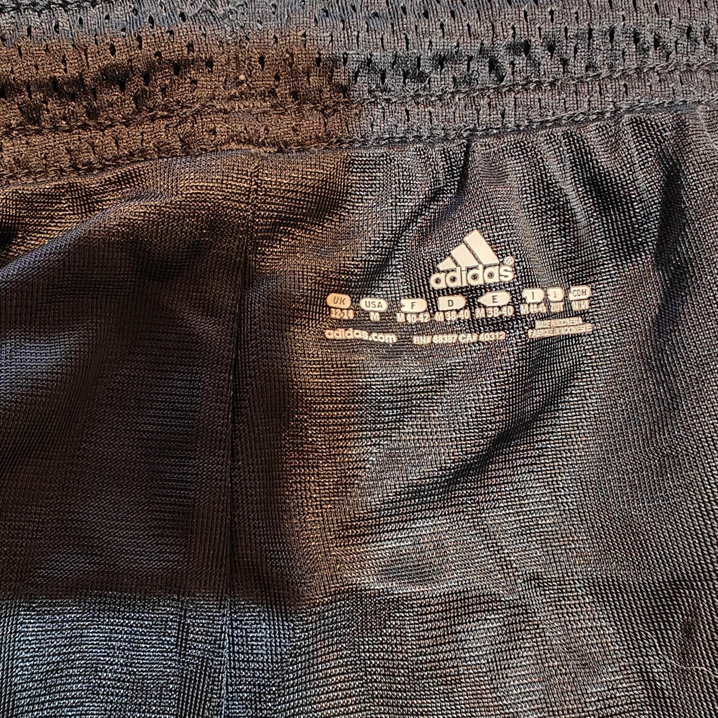 Black Mesh Athletic Shorts
