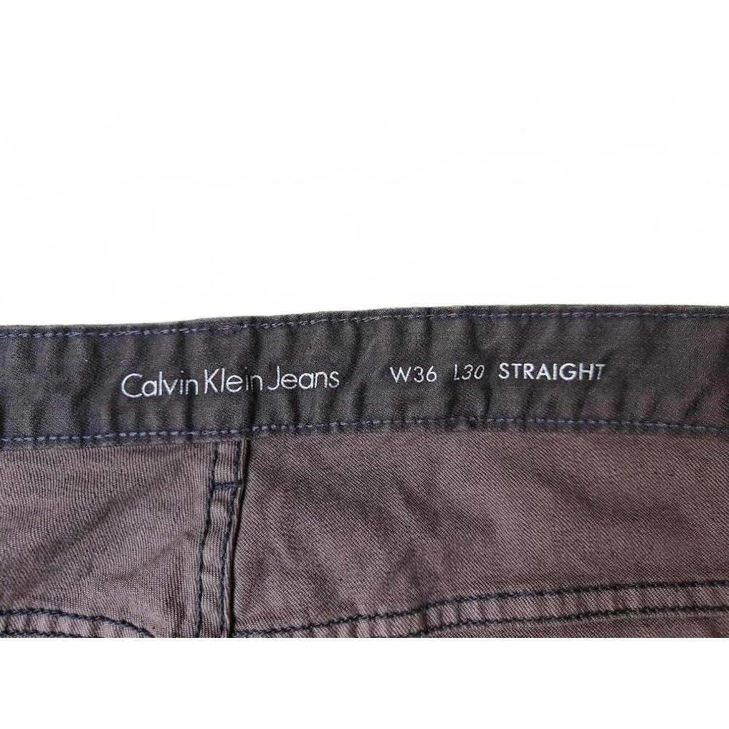 Gray Men's Straight Leg Jeans