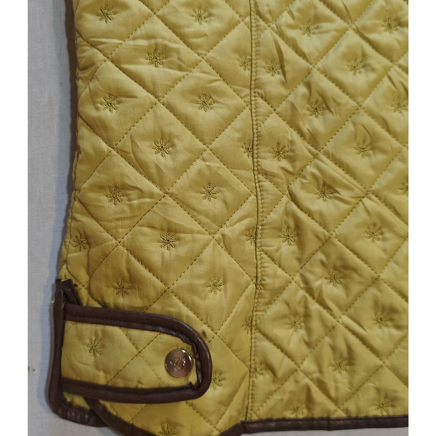 Chartreuse Quilted Puffer Vest