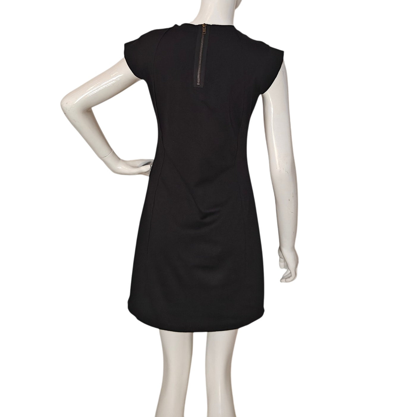 Red and Black Print Shift Dress