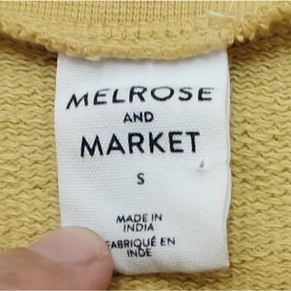 Yellow & Blue Colorblock Raglan Sweatshirt