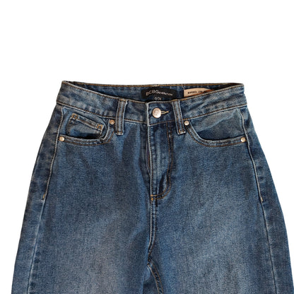 Barrel Leg High Rise Jeans