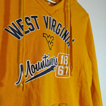 West Virginia Mountaineers Yellow Hoodie