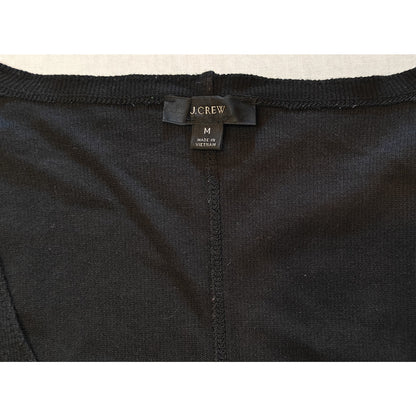 Black Button Front Cardigan Sweater