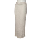 Cream Knit Maxi Skirt