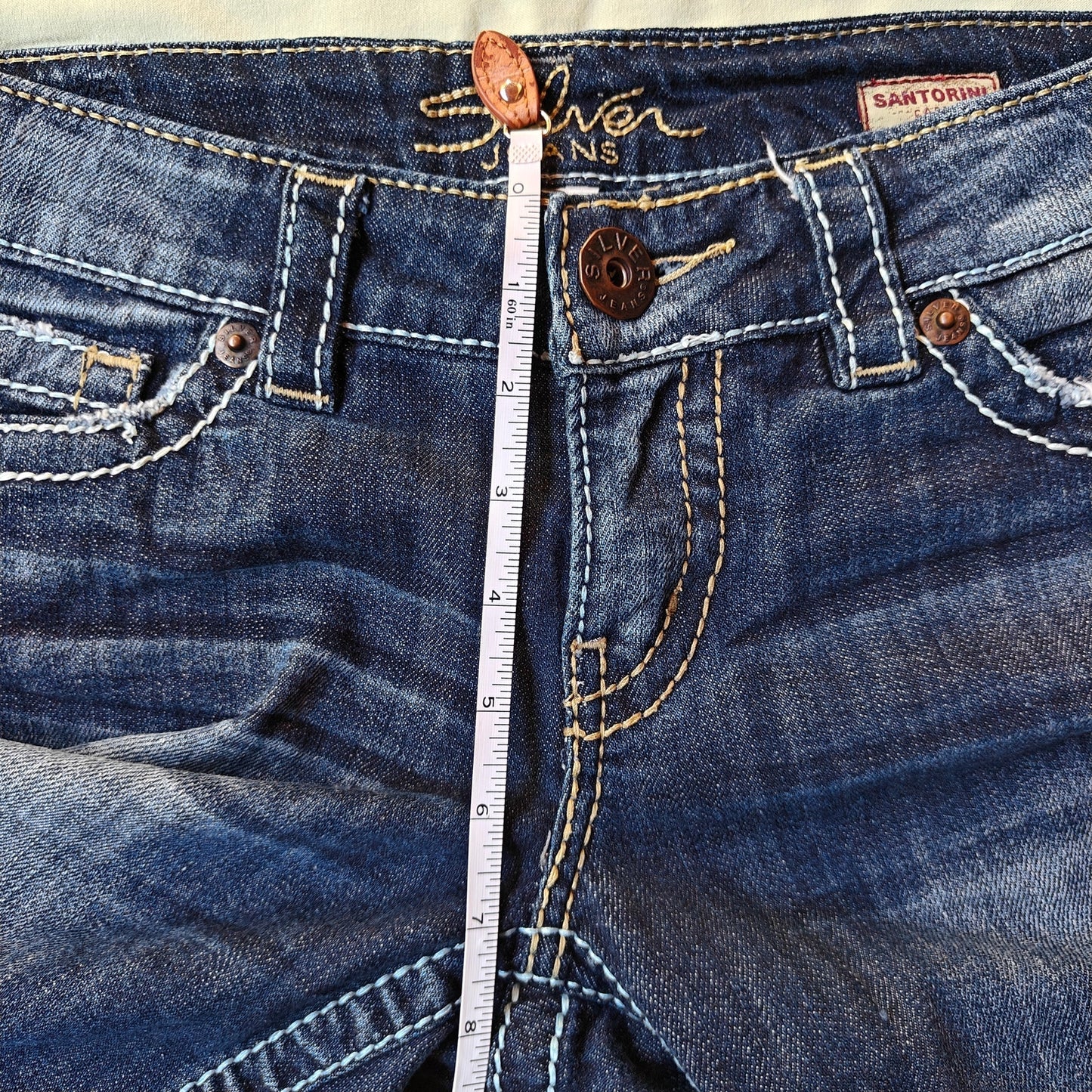 Dark Wash Santorini Capri Jeans