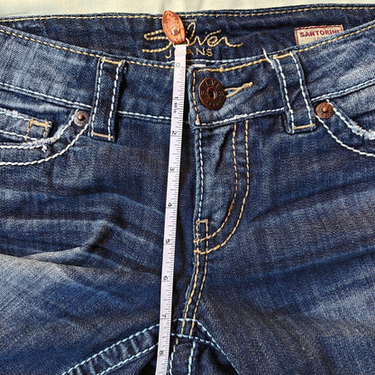 Dark Wash Santorini Capri Jeans