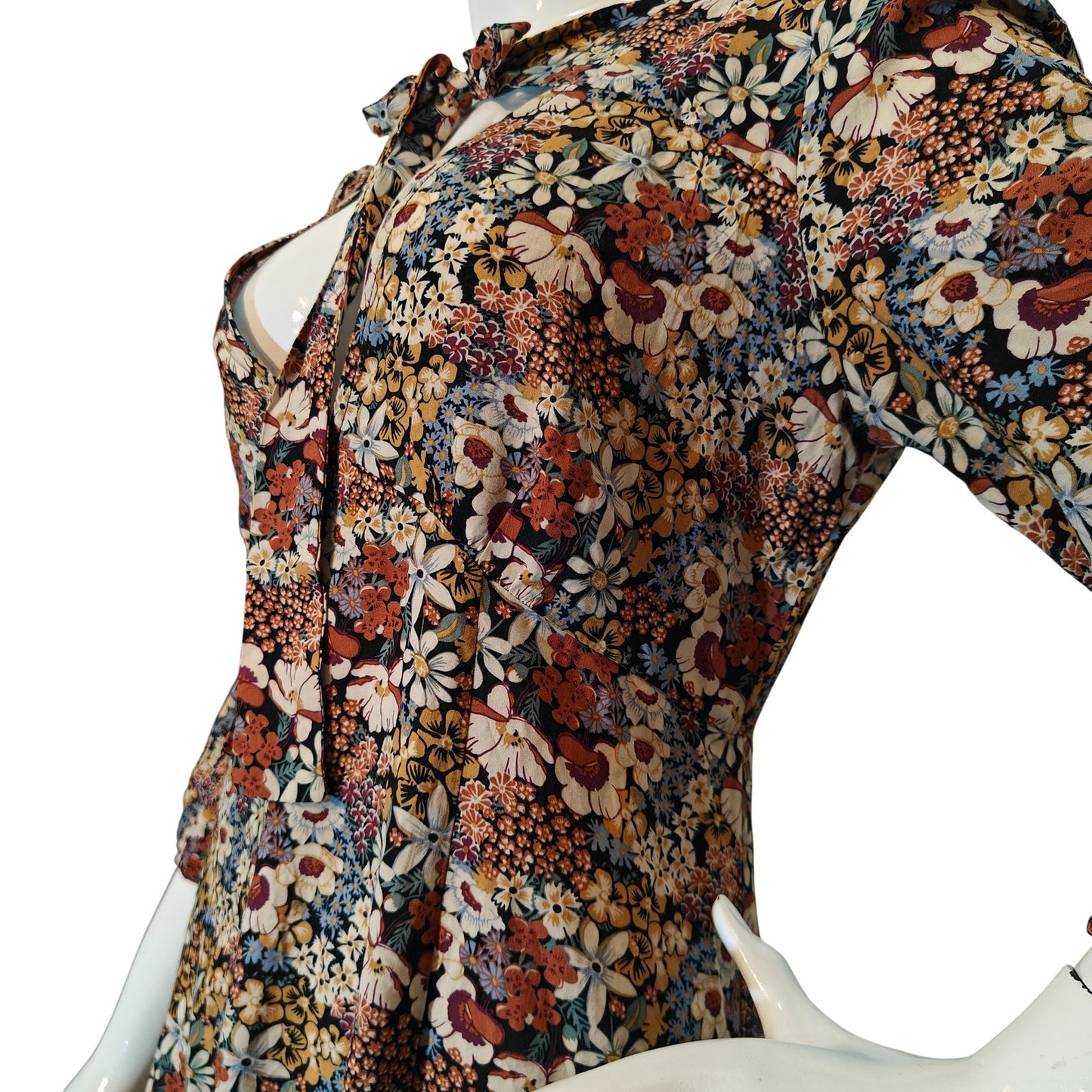 Floral Fit and Flare Mini Dress