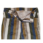 Striped Bell Bottom Jeans