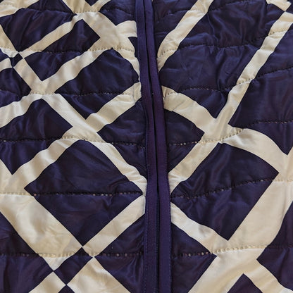 Purple and White Golf Tour Performance Quilted Vest