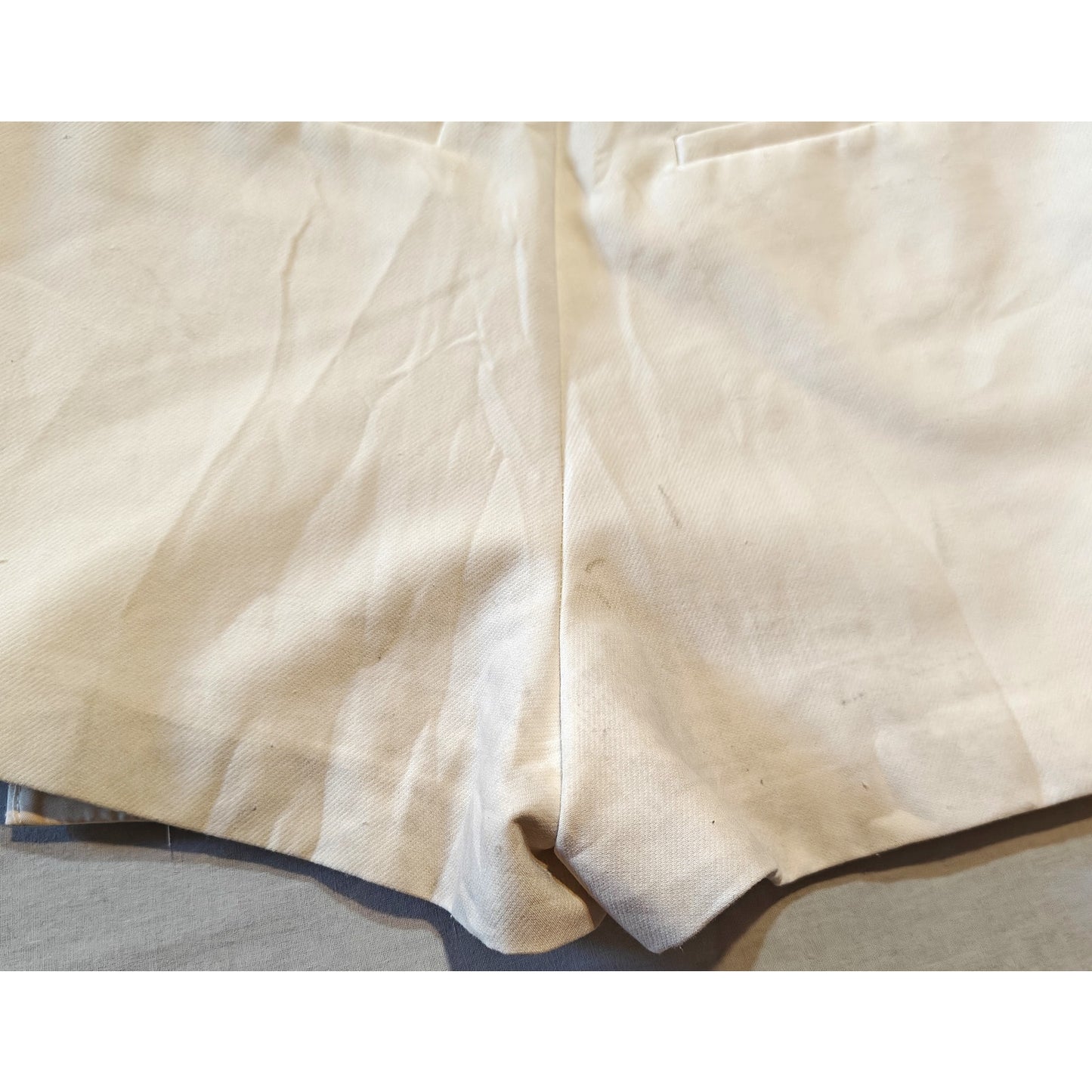 Zara Cream Skort Wrap Front Tailored High Waist Size Small