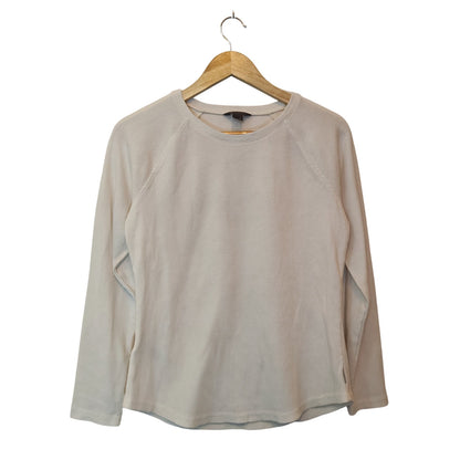 Cream Waffle Knit Thermal Top