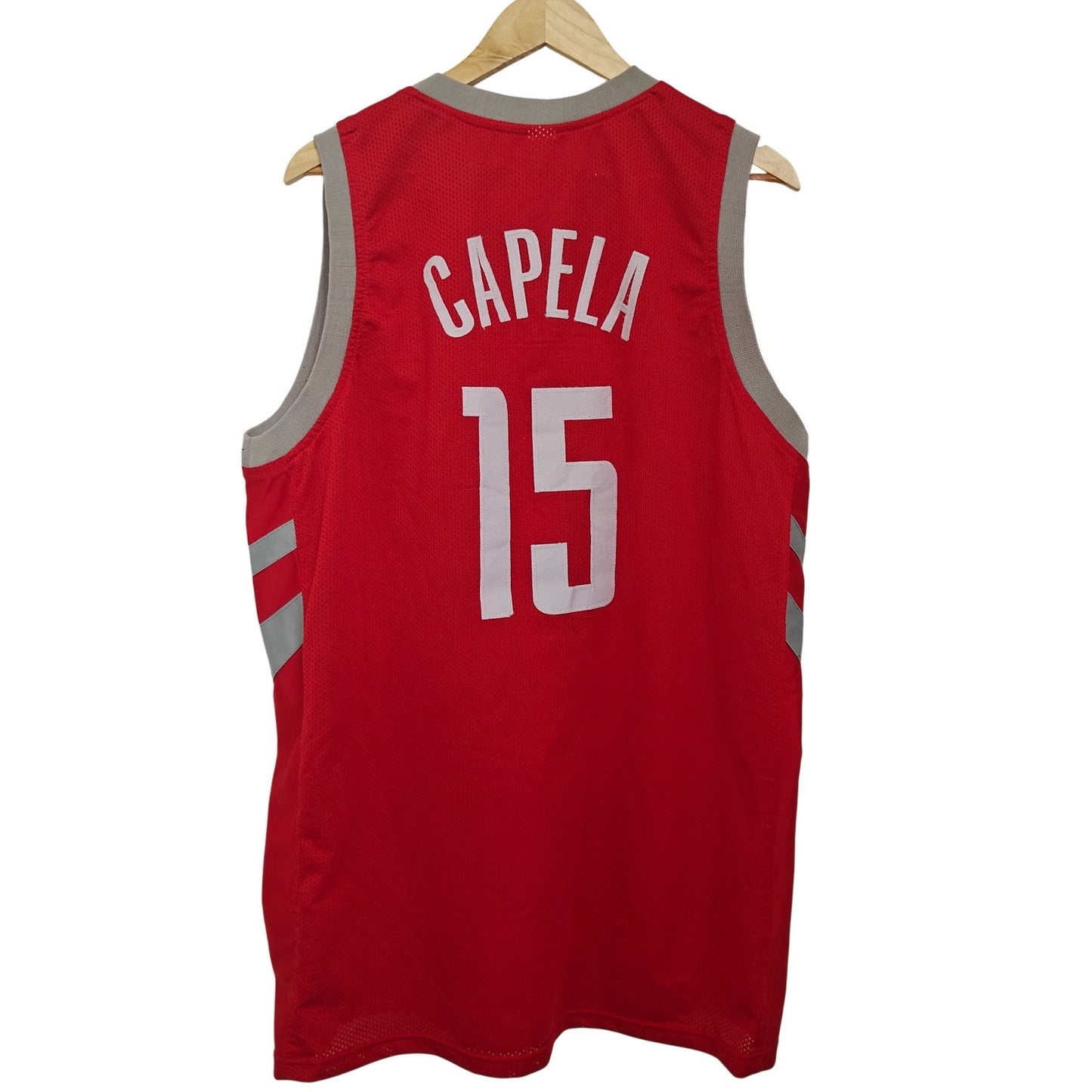 Red Houston Rockets Clint Capela #15 Basketball Jersey