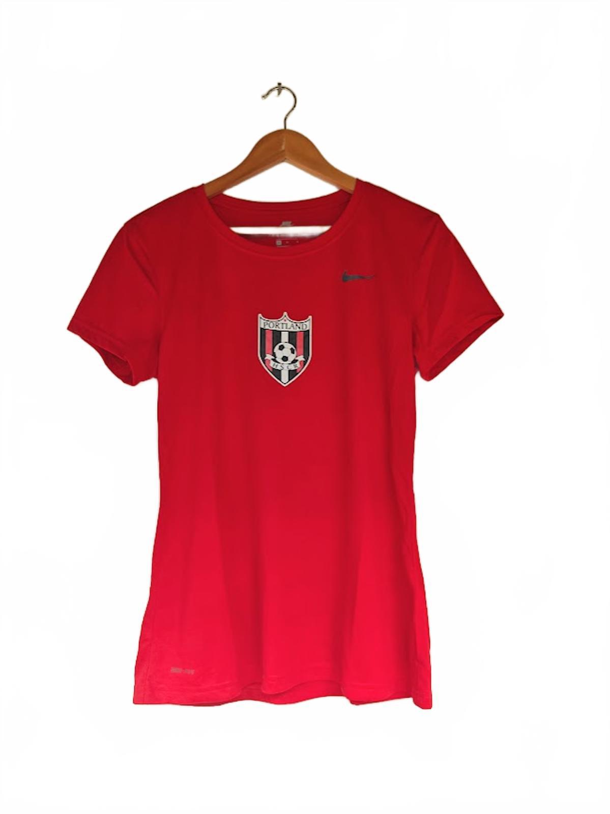 Red Portland Soccer Jersey T-Shirt