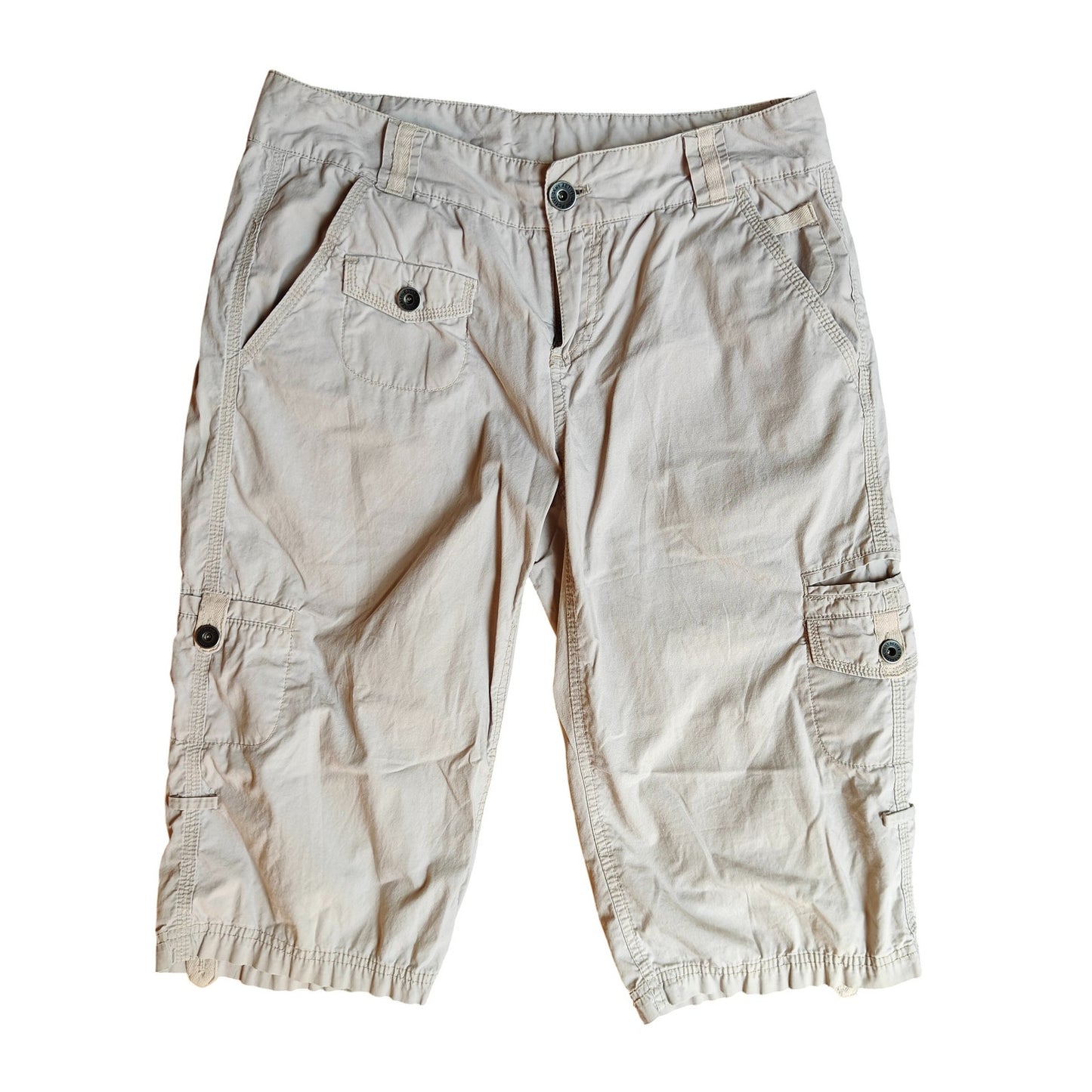 Women's Tan Cargo Shorts