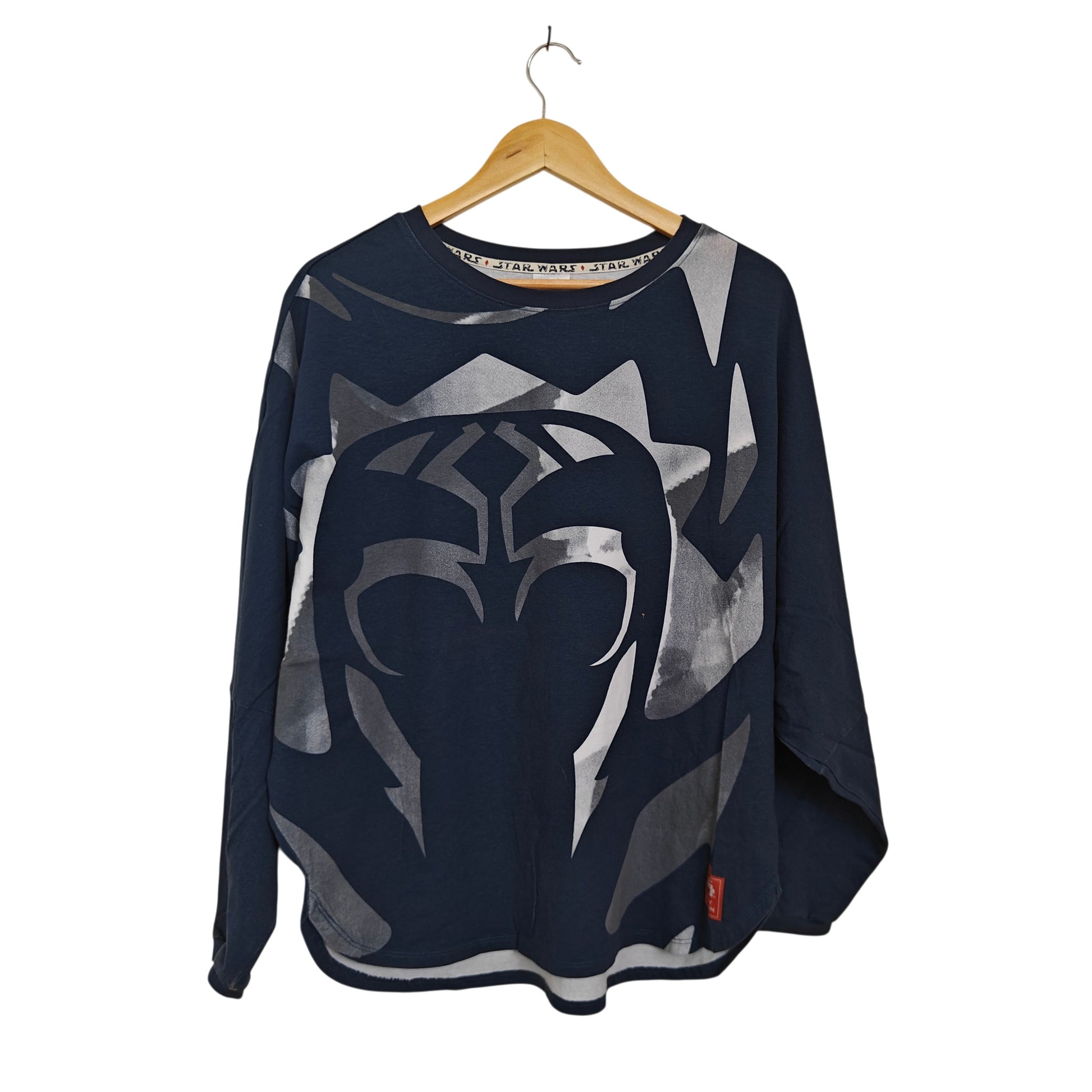 Star Wars Navy Mandalorian Graphic Tee