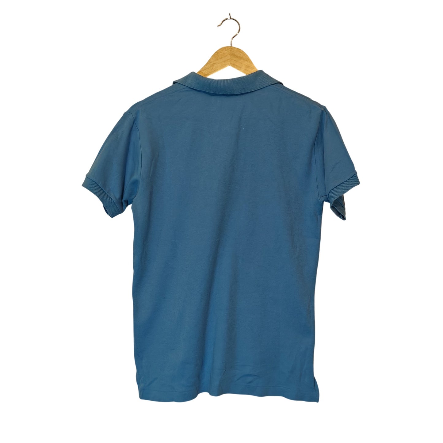 Light Blue Polo Shirt With Light Pink Pony Logo