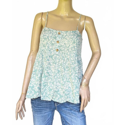 Floral Button Front Camisole