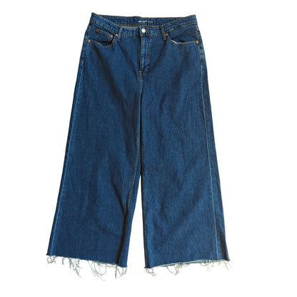 Wide Leg High Rise Jeans
