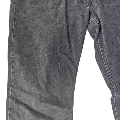 505 Regular Fit Black Straight Leg Jeans