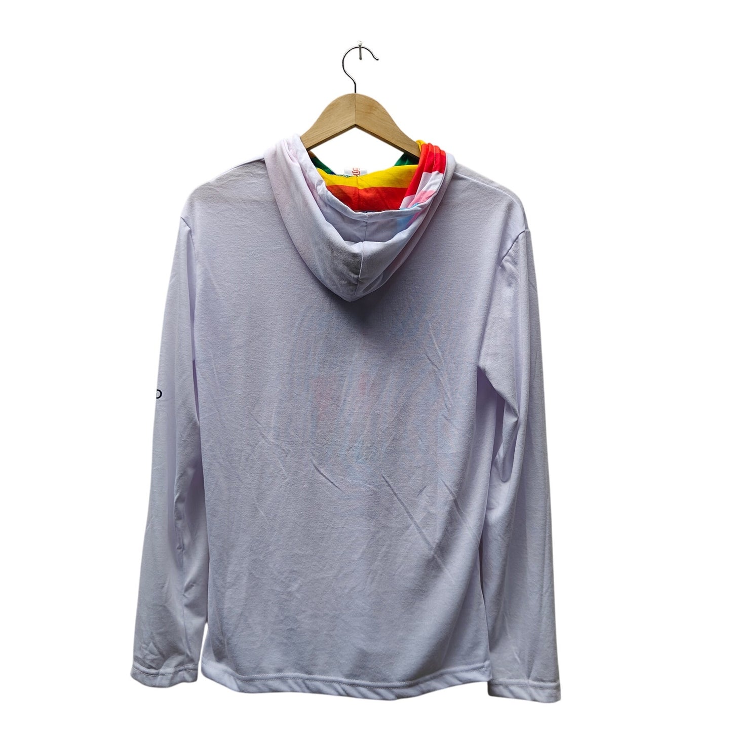 SF Giants Pride Rainbow Hooded Long Sleeve Tee