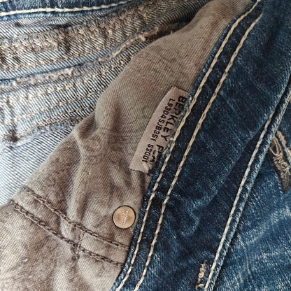 Berkley Flap Dark Wash Bootcut Jeans Size 28