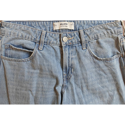 Low Rise Light Wash Wide Leg Jeans