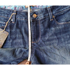 Paige Laurel Canyon Petite Jeans Womens 30 Bootcut Dark Wash NWT