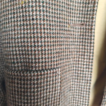 Vintage 70s Wool Tweed Jacket Made in Uruguay