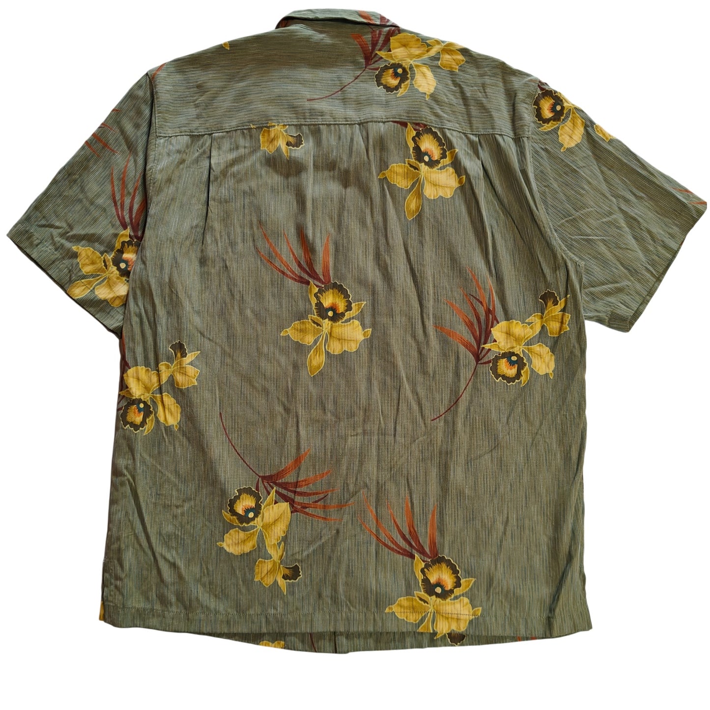 Silk Tencel Floral Hawaiian Shirt