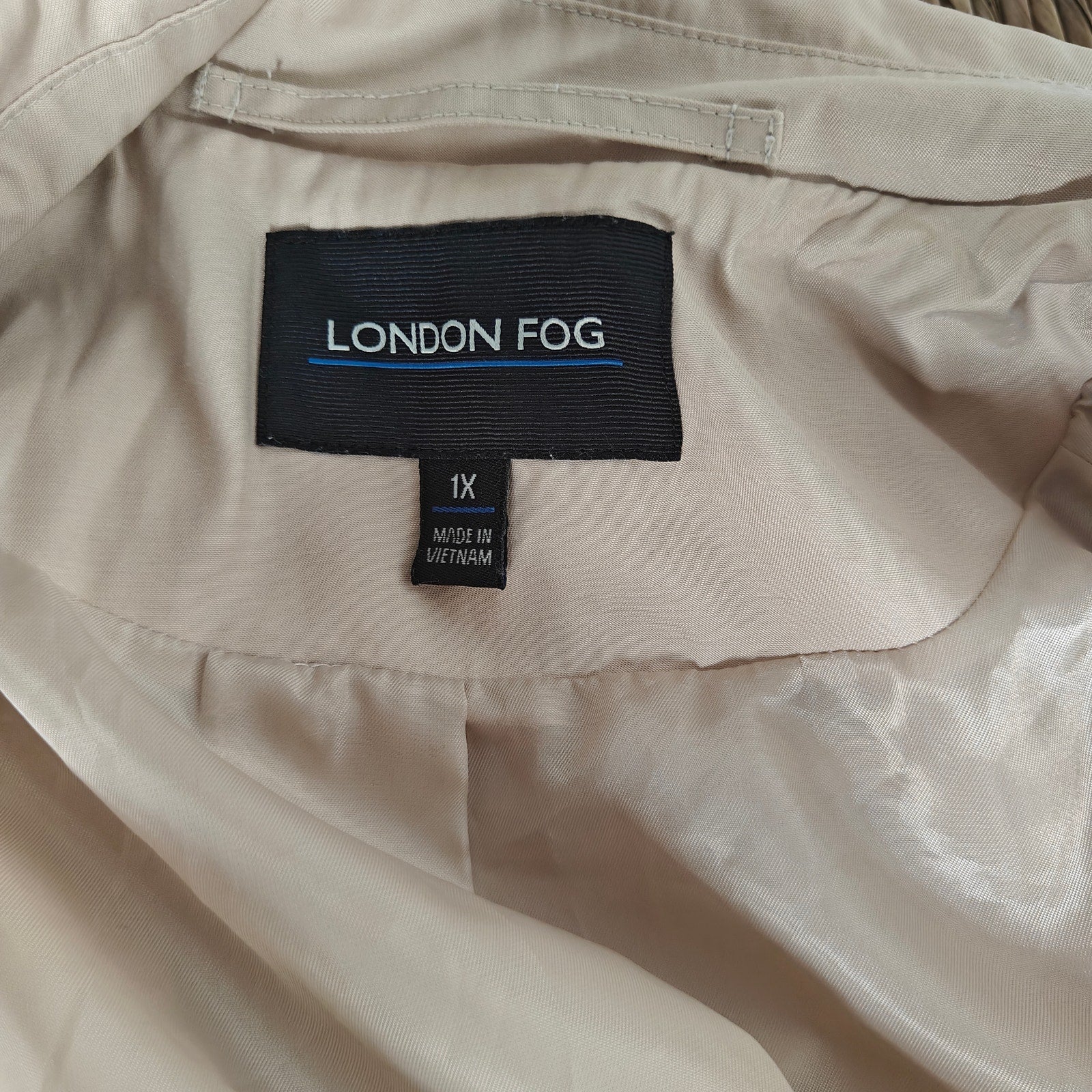 Beige Double Breasted Trench Coat