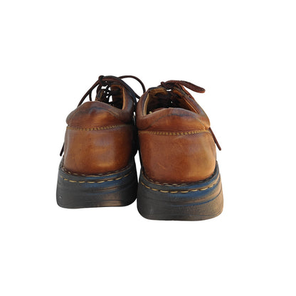 Brown Leather Oxford Shoes